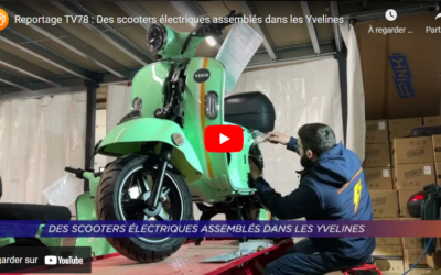 [TV78] Des scooters électriques assemblés dans les Yvelines
