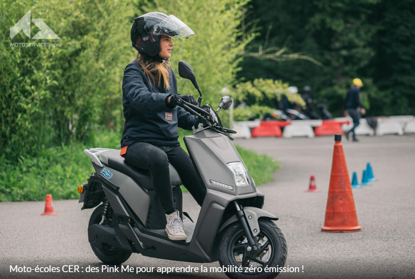 [Motoservices] Apprenez la mobilité zéro émissions grâce au partenariat entre CER et Pink Mobility